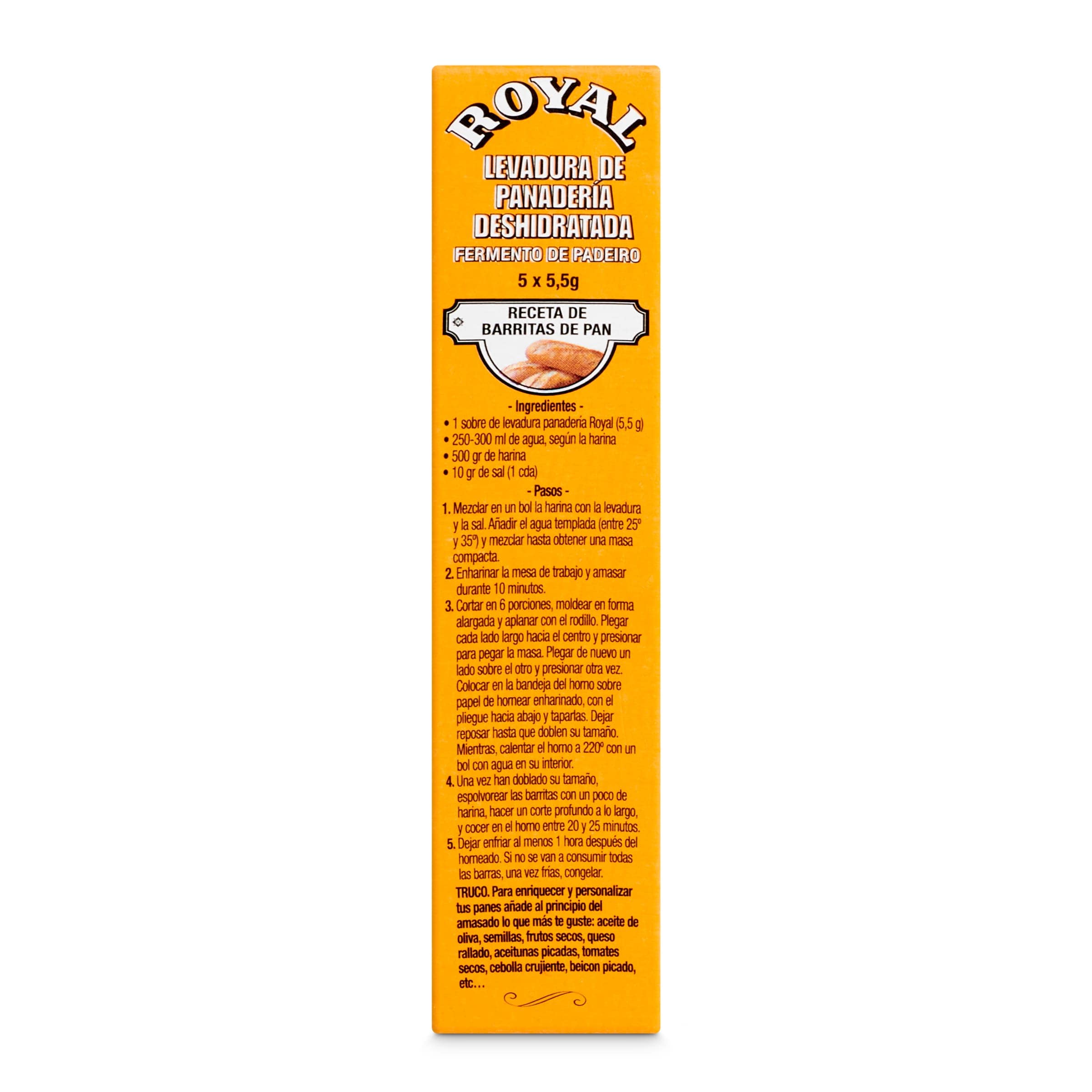 Levadura de panadería Royal 27.5 g