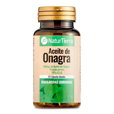 Aceite de onagra Natur Tierra bote 60 unidades-0 Aceite de onagra Natur Tierra bote 60 unidades-0