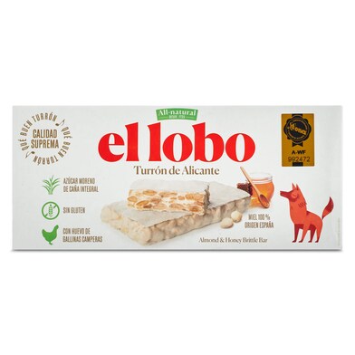 Turrón de Alicante El lobo caja 185 g-0