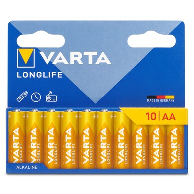 Pila recargable aa Varta blister 10 unidades-0 Pila recargable aa Varta blister 10 unidades-0
