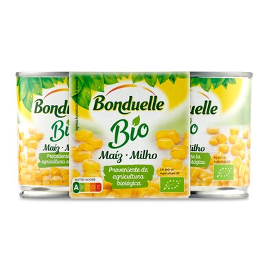 Maíz bio Bonduelle lata 2 x 140 g-1 Maíz bio Bonduelle lata 2 x 140 g-1