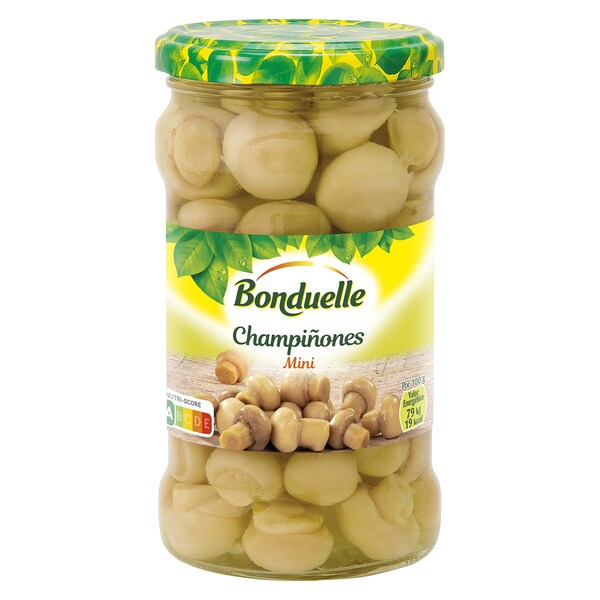 Champiñón Mini Bonduelle Frasco 170 Gr.