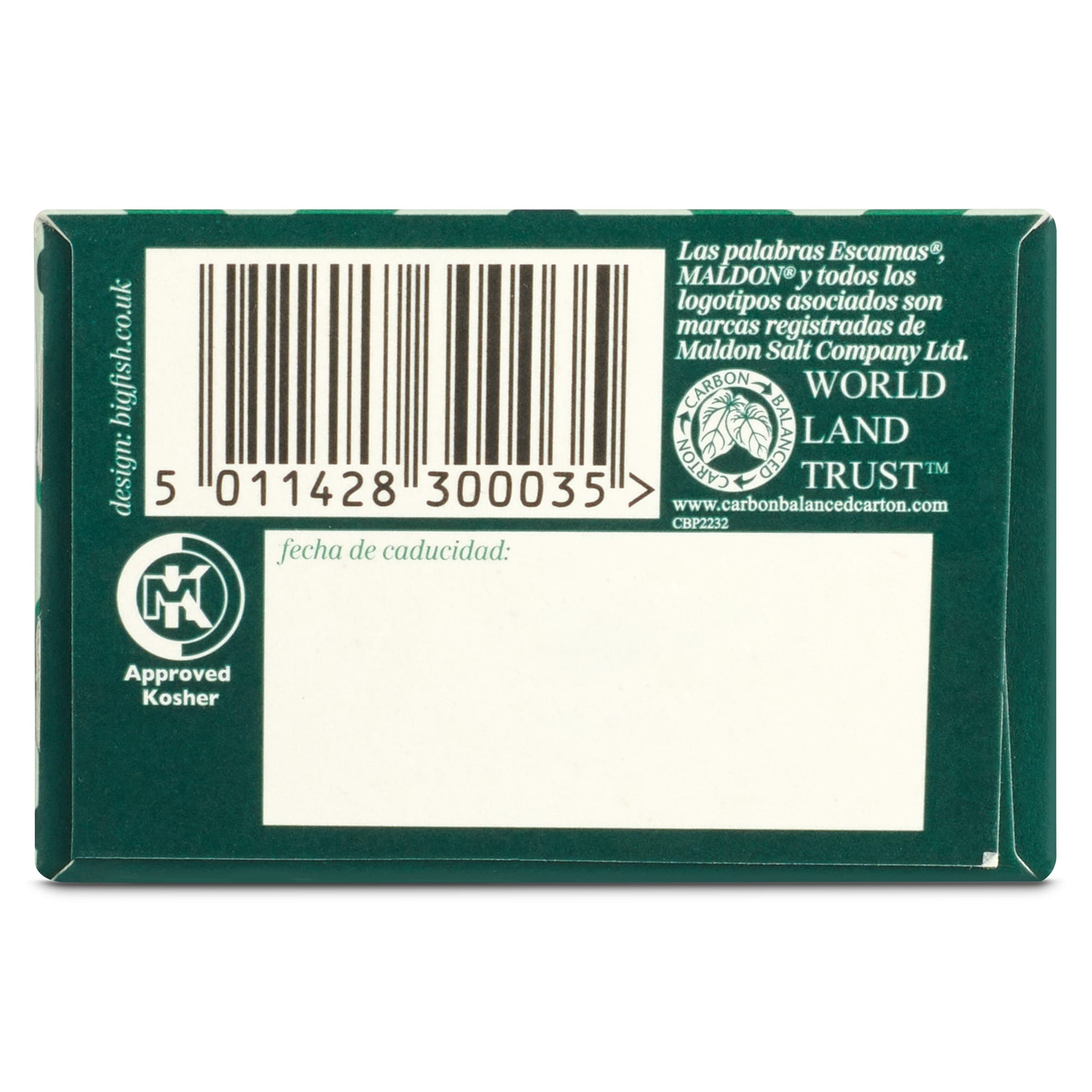 Escamas de sal marina Maldon 125 g