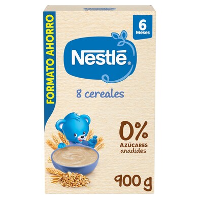 Papilla 8 cereales Nestlé caja 900 g-0 Papilla 8 cereales Nestlé caja 900 g-0