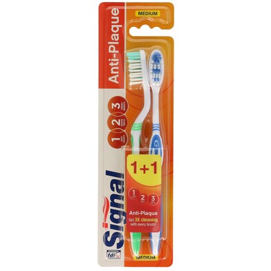 Cepillo de dientes essential Signal blister 2 unidades-0