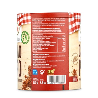 Cacao puro en polvo Valor bote 250 g-1