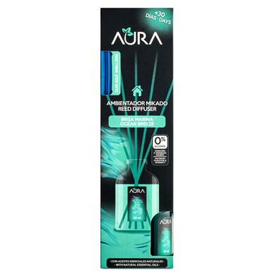 Ambientador mikado brisa marina Aura caja 30 ml-1