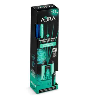 Ambientador mikado brisa marina Aura caja 30 ml-0