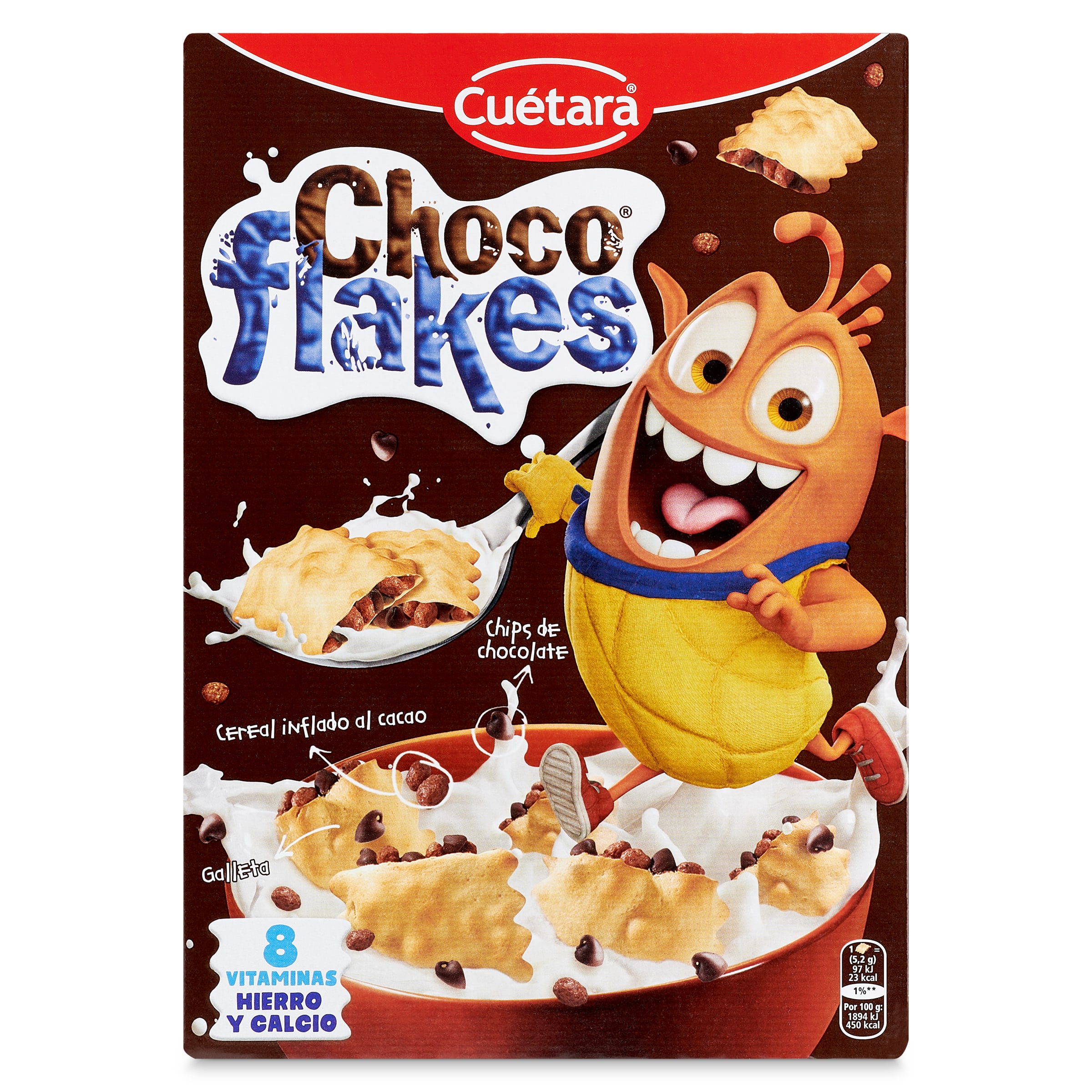 Galletas rellenas de arroz inflado chocolateado Cuétara Flakes 520 g