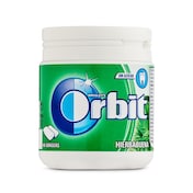 Chicles sabor hierbabuena sin azúcar Orbit bote 60 unidades