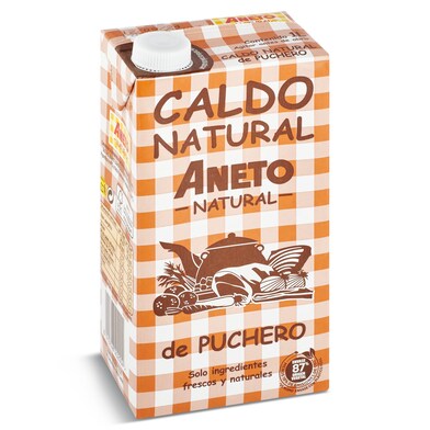 Caldo natural de puchero Aneto brik 1 l-0 Caldo natural de puchero Aneto brik 1 l-0