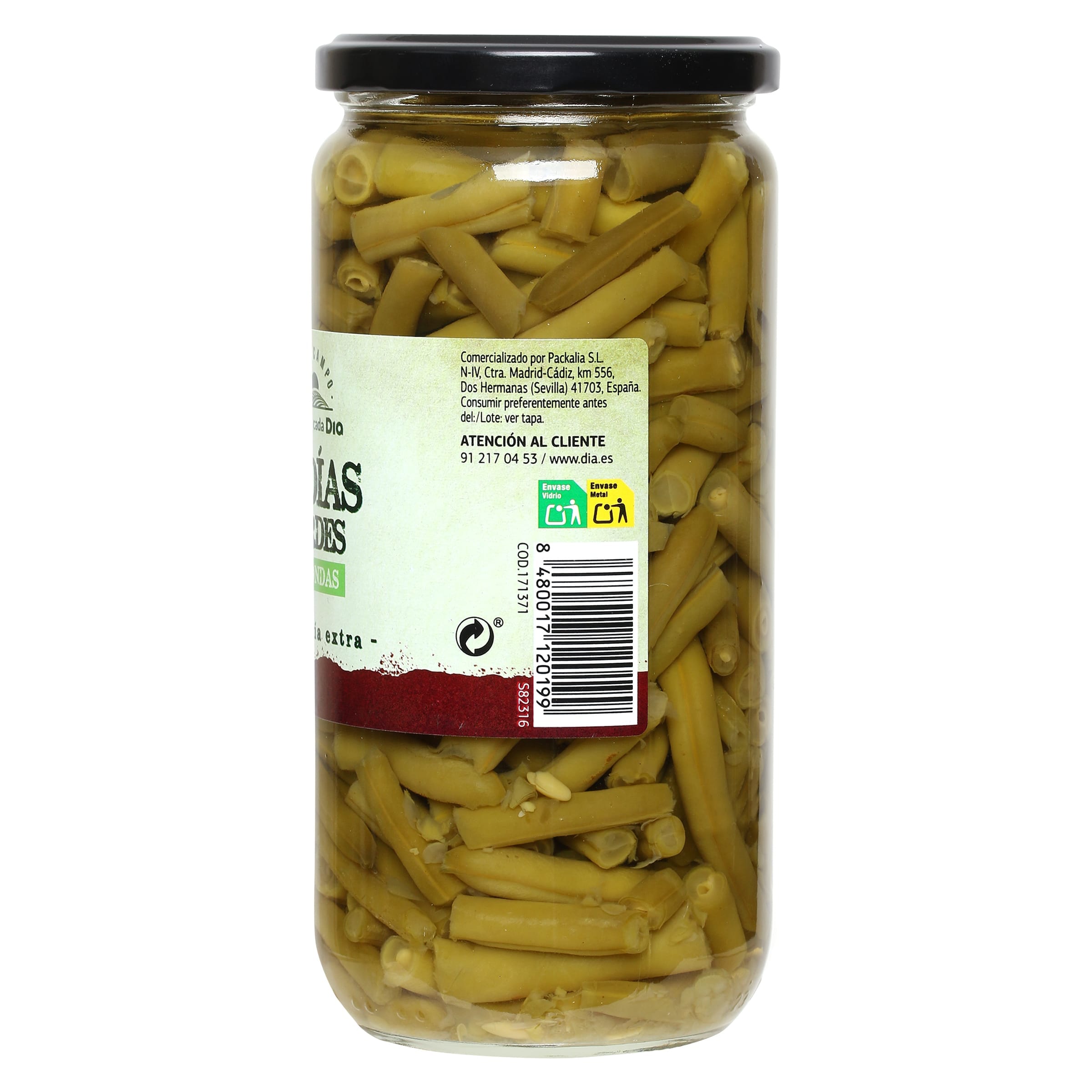 Judías verdes redondas Dia Vegecampo 360 g