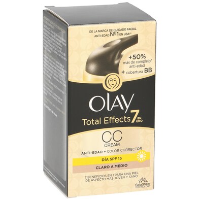 Crema cc tono claro a medio antiedad Olay frasco 50 ml-0 Crema cc tono claro a medio antiedad Olay frasco 50 ml-0