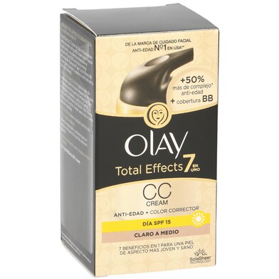 Crema cc tono claro a medio antiedad Olay frasco 50 ml-0