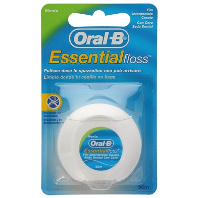 Hilo dental con cera menta Oral-B blister 1 unidad-0 Hilo dental con cera menta Oral-B blister 1 unidad-0