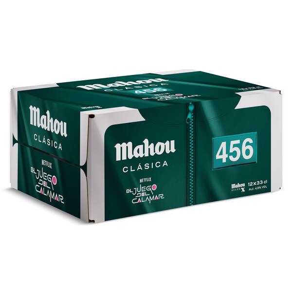 Cerveza Clásica Mahou Pack 12x33 Cl.