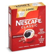 Café soluble descafeinado Nescafé caja 20 g