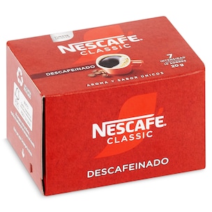 cafe soluble descafeinado en sobres 20 g