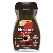 Café soluble natural Nescafé frasco 100 g