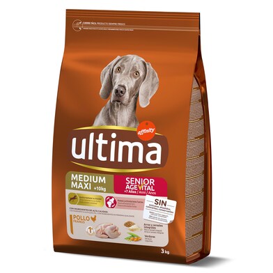 Alimento para perros senior Ultima bolsa 3 Kg-0