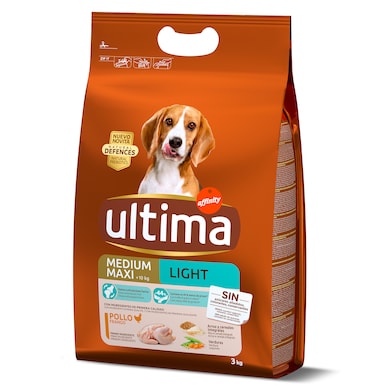 Alimento para perros adultos con pollo y arroz Ultima bolsa 3 Kg -  Supermercados DIA