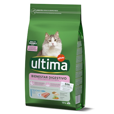 Alimento para gatos especial digestión delicada Ultima bolsa 1.5 Kg-0