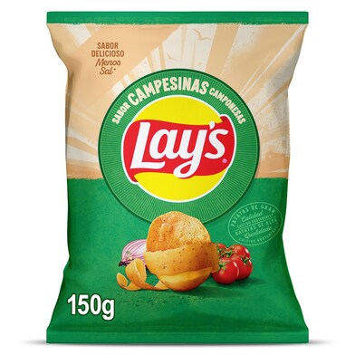 Patatas fritas sabor campesina Lay's bolsa 150 g-0