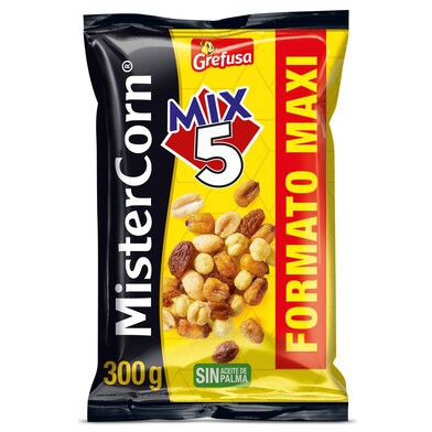 Cocktail frutos secos Grefusa bolsa 300 g-0 Cocktail frutos secos Grefusa bolsa 300 g-0