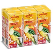 Bebida de frutas con leche tropical Zumosfera de Dia brik 6 x 200 ml