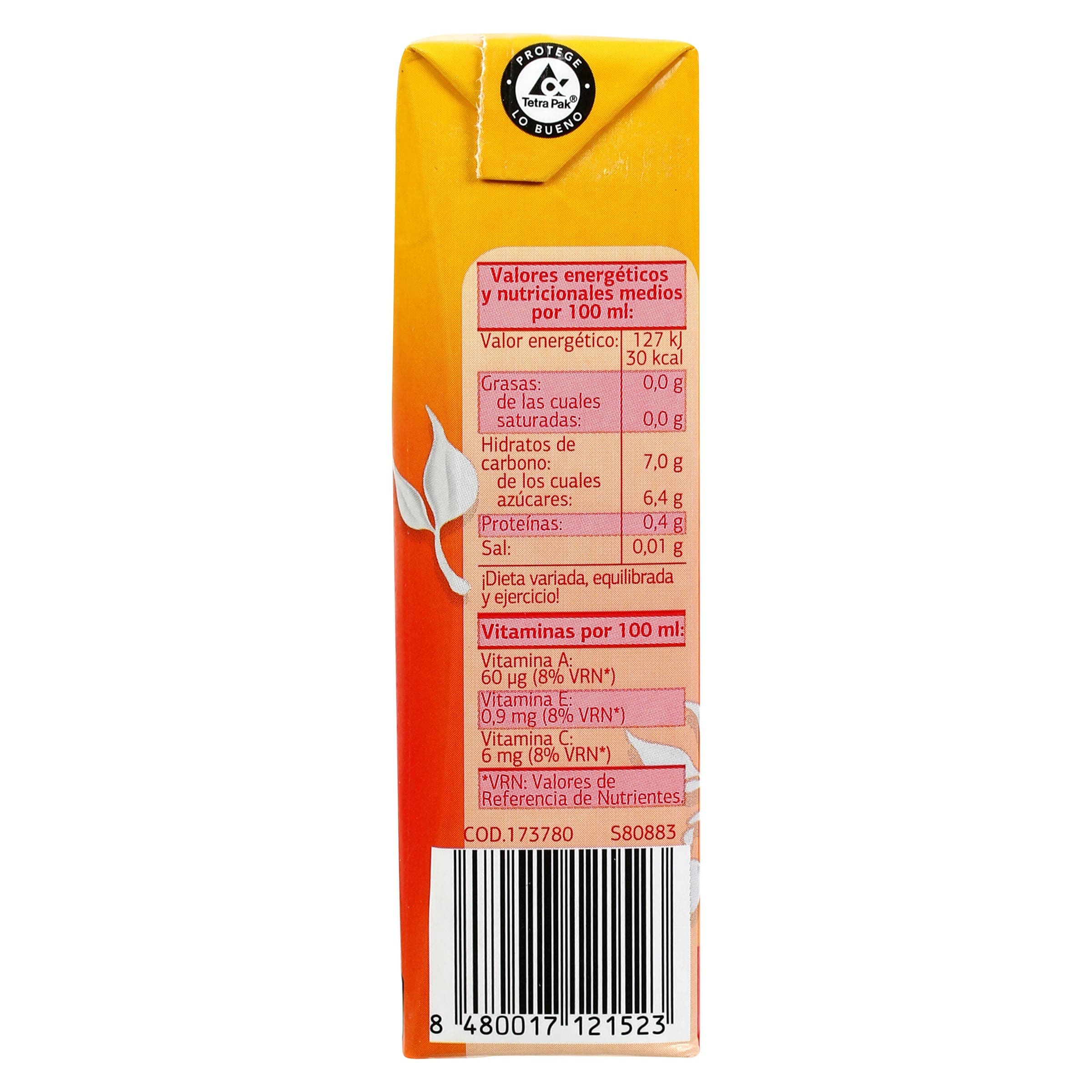 Bebida de fruta y leche tropical Dia Saborfera 6 x 200 ml