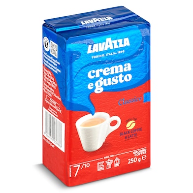 Café molido natural crema e gusto Lavazza bolsa 250 g-0