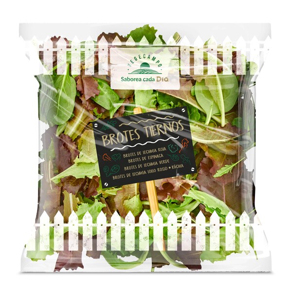 Ensalada Selección de Brotes Dia Vegecampo Bolsa 100 Gr.