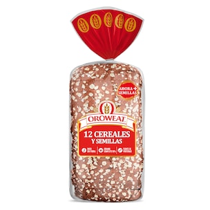 pan molde 12 cereales y semillas 550 g