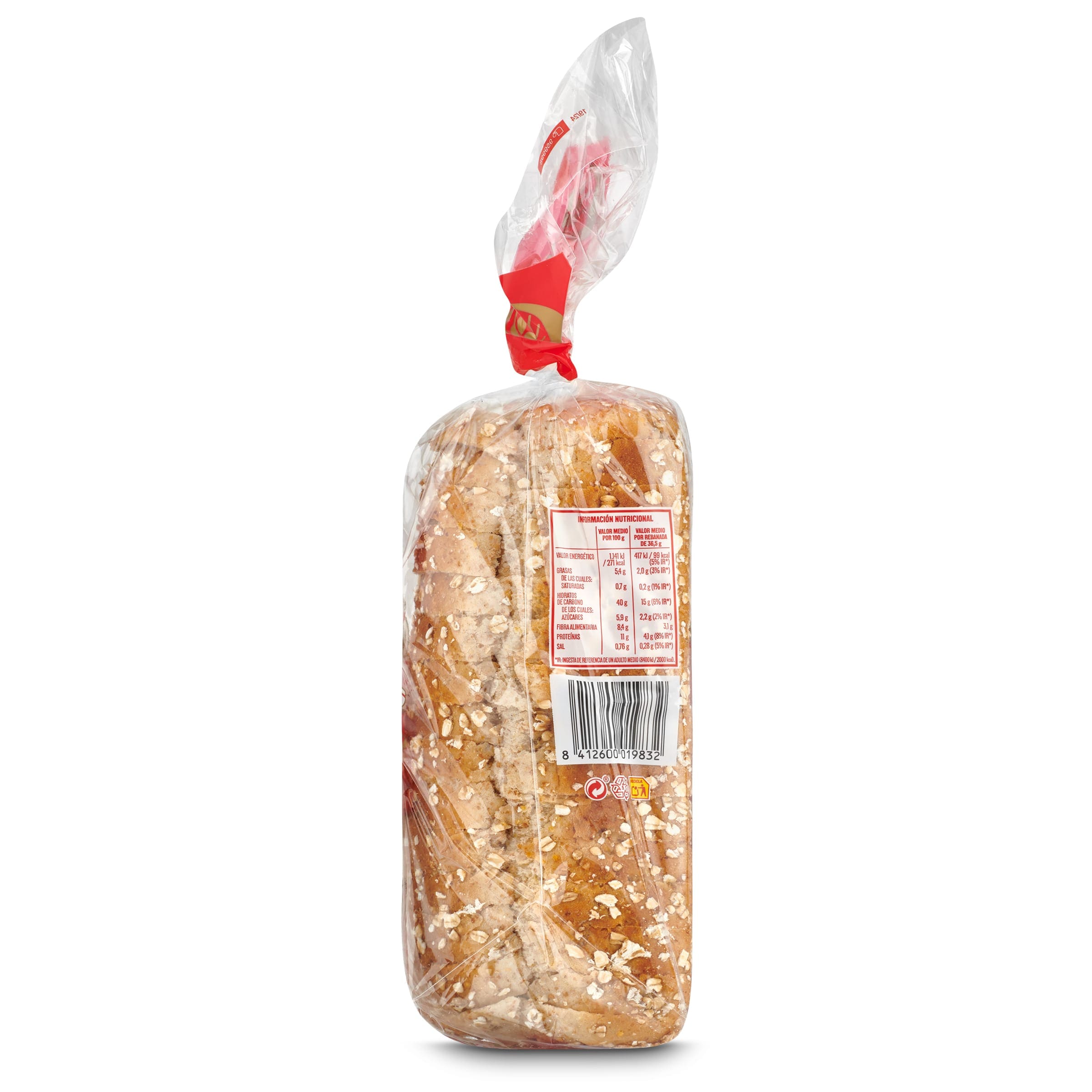 Pan de molde 12 cereales y semillas Oroweat 550 g
