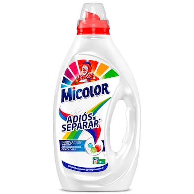 Detergente máquina líquido adiós al separar Micolor botella 23 lavados-0