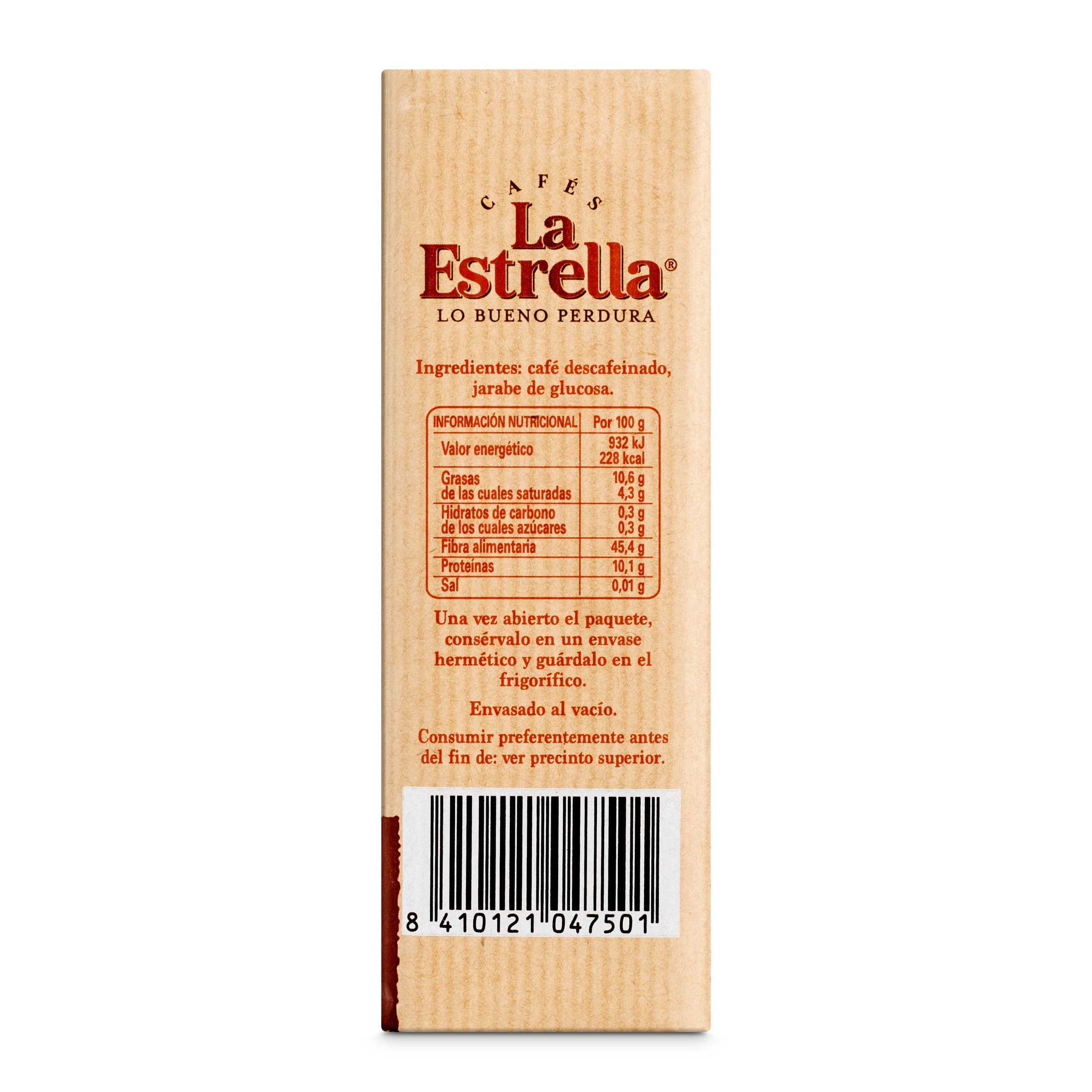 Café molido mezcla descafeinado La Estrella 250 g
