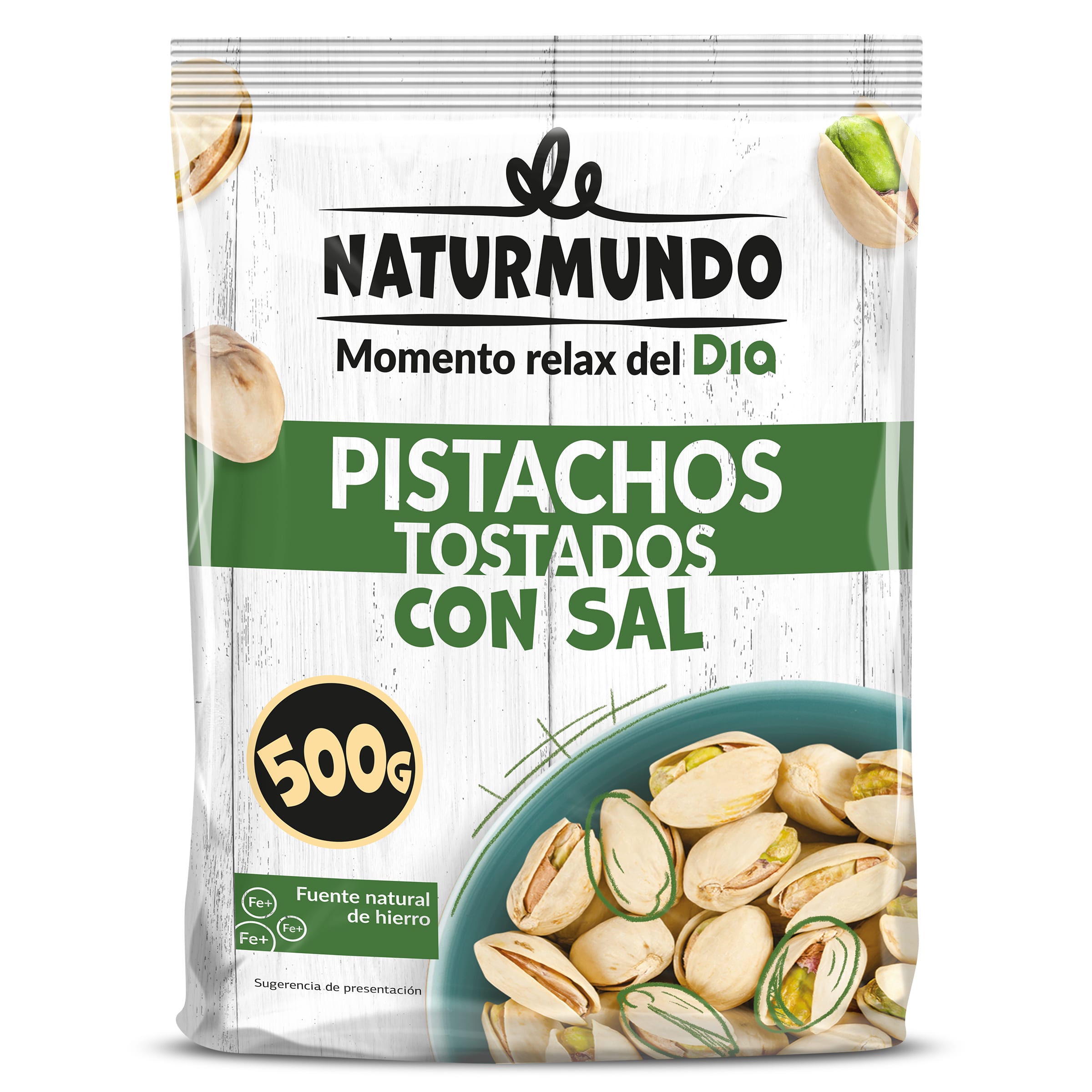 Pistacho tostado salado Dia Naturmundo 500 g