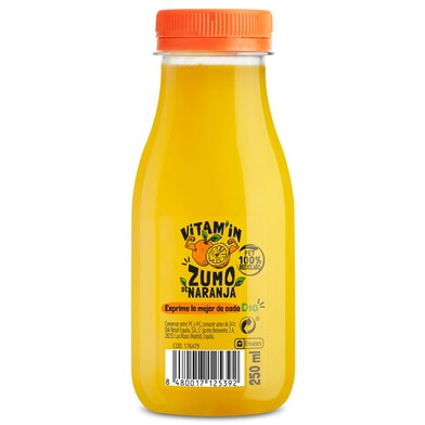 Zumo de naranja recién exprimido botella 250 ml-0