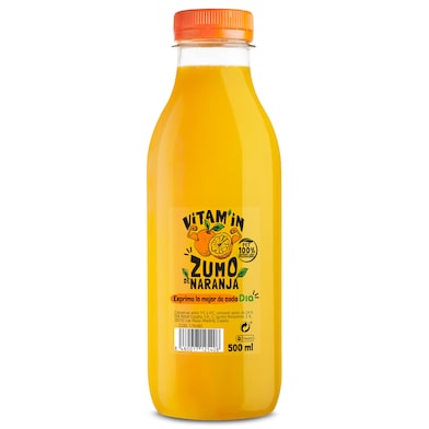 Zumo de naranja recién exprimido botella 500 ml-0