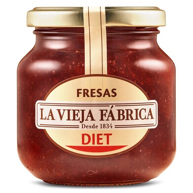 Mermelada de fresas diet La vieja fábrica frasco 280 g-0