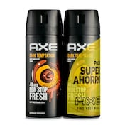 Desodorante dark temptation duplo Axe spray 300 ml