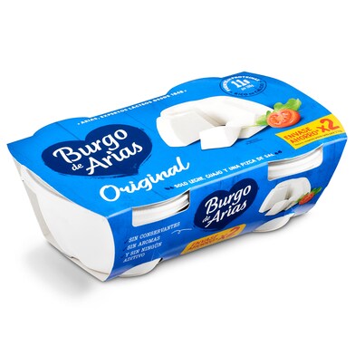 Queso fresco natural Burgo de Arias tarrina 460 g-0