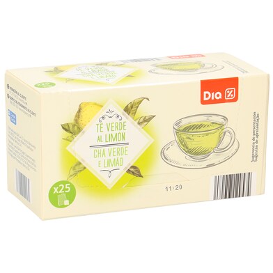 Té verde al limón Dia caja 25 unidades-0 Té verde al limón Dia caja 25 unidades-0