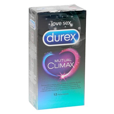 Preservativo mutual climax Durex estuche 12 unidades-0