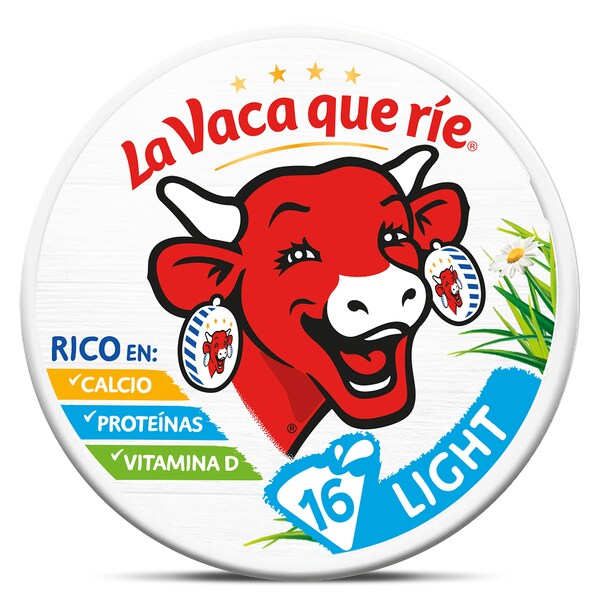 Queso Fundido Light La Vaca Que Rie 16 Porciones 250 Gr.