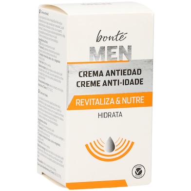 Crema hidratante facial anti-edad Bonté Men botella 50 ml-0