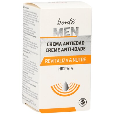 Crema hidratante facial anti-edad Bonté Men botella 50 ml-0