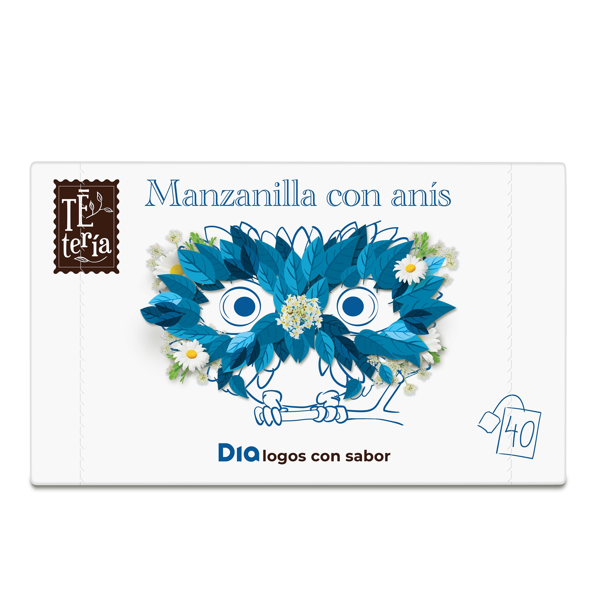 Manzanilla con anís Dia Tetería 40 unidades
