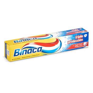 Pasta dentífrica triple protección Binaca tubo 75 ml-0
