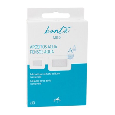 Tiritas impermeables al agua formato dos tamaños Bonté Med de Dia caja 10 unidades-0 Tiritas impermeables al agua formato dos tamaños Bonté Med de Dia caja 10 unidades-0